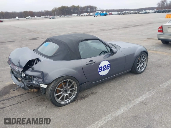2006 Mazda MX-5 Miata Grand Touring with VIN JM1NC25F760103866, listed as a IAAI auction lot 40879777 with 50,209 mi miles and . Bid and sale history available at DreamBid. Image 4.