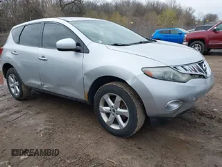 2010 Nissan Murano S with VIN JN8AZ1MU1AW018202, listed as a IAAI auction lot 41968166 with 188,441 mi miles. Bid and sale history available at carsss.com. Image 1.