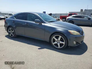 2007 Lexus IS 250 with VIN JTHBK262372043297, listed as a Copart auction lot 65295745 with 174,175 mi miles and Salvage title. Bid and sale history available at DreamBid. Image 4.