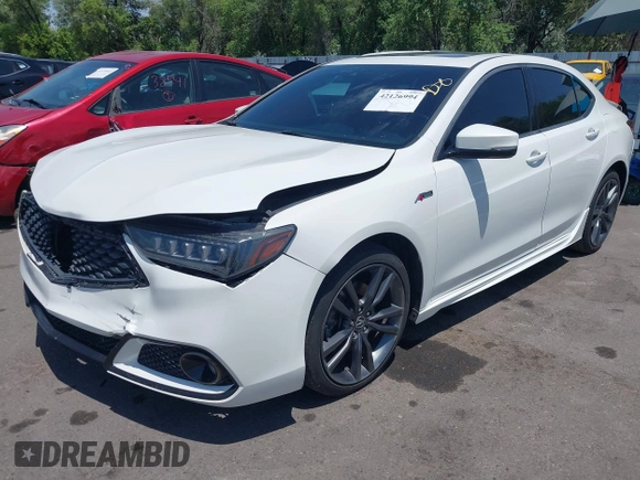 2018 Acura TLX w/A-SPEC Pkg with VIN 19UUB3F69JA001721, listed as a IAAI auction lot 42126994 with 100,020 mi miles and . Bid and sale history available at DreamBid. Image 18.