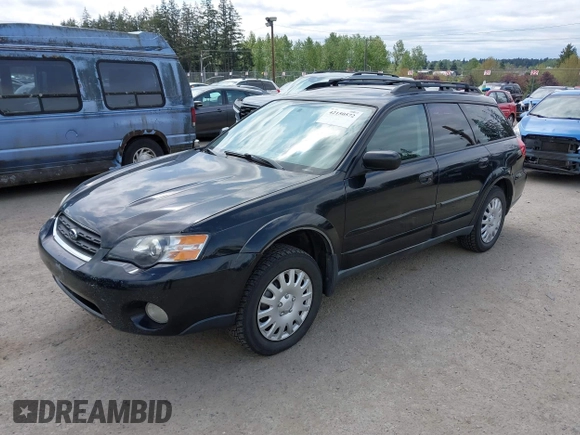 2005 Subaru Legacy Outback z VIN 4S4BP61C457364416, wystawiony jako IAAI lot #42150572 z przebiegiem 185 980 mil mil oraz . Historia ofert i sprzedaży dostępna na DreamBid. Obrazek 2.