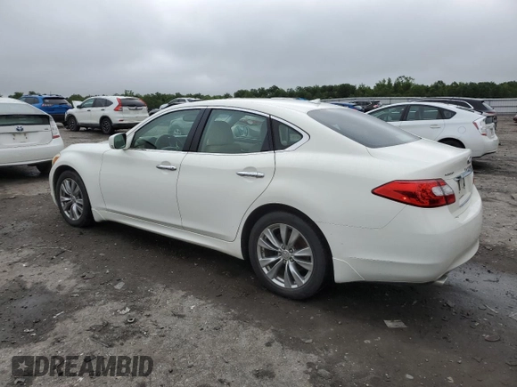 2012 Infiniti M z VIN JN1BY1AP2CM332668, wystawiony jako Copart lot #58692455 z przebiegiem 170 121 mil mil oraz Szkoda całkowita • Salvage title. Historia ofert i sprzedaży dostępna na DreamBid. Obrazek 2.