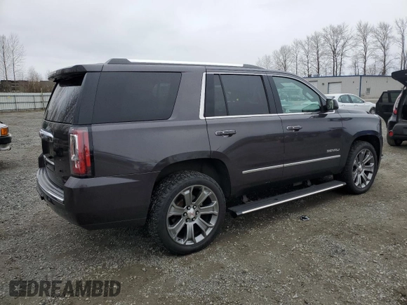 2015 GMC Yukon Denali with VIN 1GKS2CKJ7FR565008, listed as a Copart auction lot 48765355 with 191,606 mi miles and Clean Title. Bid and sale history available at carsss.com. Image 3.