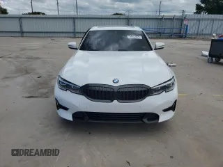 2021 BMW 3 Series 330i with VIN 3MW5R1J08M8B98075, listed as a Copart auction lot 54452025 with 51,191 mi miles and Salvage title. Bid and sale history available at DreamBid. Image 5.