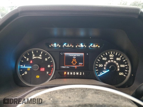 2015 Ford F-150 XLT with VIN 1FTEX1EP1FKF19892, listed as a Copart auction lot 57976715 with 179,507 mi miles and Salvage title. Bid and sale history available at DreamBid. Image 9.