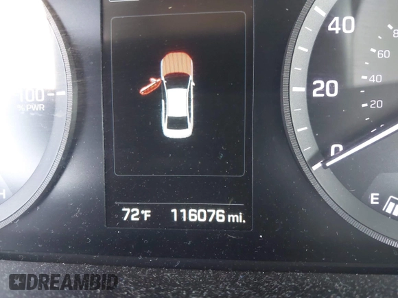 2016 Hyundai Sonata Hybrid SE with VIN KMHE24L18GA026079, listed as a IAAI auction lot 42051741 with 116,076 mi miles. Bid and sale history available at carsss.com. Image 15.