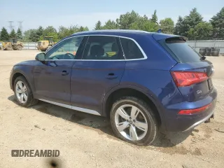 2018 Audi Q5 Premium Plus with VIN WA1BNAFY2J2021039, listed as a Copart auction lot 59170795 with 64,539 mi miles and Salvage title. Bid and sale history available at DreamBid. Image 2.