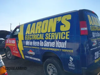 2018 Chevrolet Express Cargo Van with VIN 1GCWGAFP4J1286284, listed as a IAAI auction lot 41640914 with 98,691 mi miles. Bid and sale history available at carsss.com. Image 13.