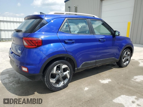 2022 Hyundai Venue SEL with VIN KMHRC8A32NU164853, listed as a Copart auction lot 60808645 with 61,257 mi miles and Clean title. Bid and sale history available at DreamBid. Image 3.