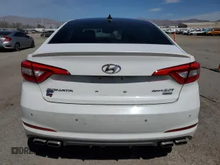 2015 Hyundai Sonata Sport with VIN 5NPE34AB8FH113307, listed as a Copart auction lot 50931225 with 99,961 mi miles and Salvage Title. Bid and sale history available at carsss.com. Image 6.