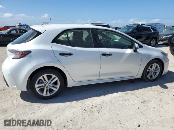 2022 Toyota Corolla Hatchback SE with VIN JTND4MBE1N3159083, listed as a Copart auction lot 77389054 with 0 mi miles and Non Repairable. Bid and sale history available at carsss.com. Image 3.