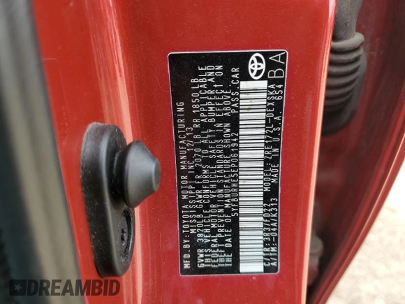2014 Toyota Corolla L with VIN 5YFBURHE5EP061942, listed as a Copart auction lot 54743145 with 114,455 mi miles and Salvage title. Bid and sale history available at DreamBid. Image 13.