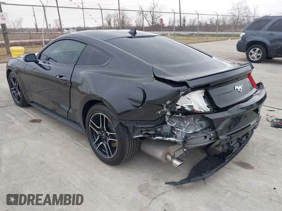 2022 Ford Mustang EcoBoost with VIN 1FA6P8TH5N5130619, listed as a IAAI auction lot 41397659 with 16,836 mi miles. Bid and sale history available at carsss.com. Image 3.
