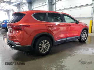 2019 Hyundai Santa Fe SE with VIN 5NMS2CAD8KH055076, listed as a Copart auction lot 52491615 with 121,494 mi miles and Salvage title. Bid and sale history available at DreamBid. Image 3.