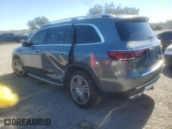 2022 Mercedes-Benz GLS 450 with VIN 4JGFF5KE2NA589208, listed as a Copart auction lot 41688724 with 39,855 mi miles and . Bid and sale history available at DreamBid. Image 2.