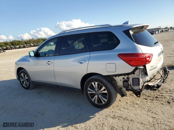 2019 Nissan Pathfinder S with VIN 5N1DR2MN0KC594658, listed as a Copart auction lot 87026584 with 67032 miles and Non Repairable. Bid and sale history available at carsss.com. Image 2.
