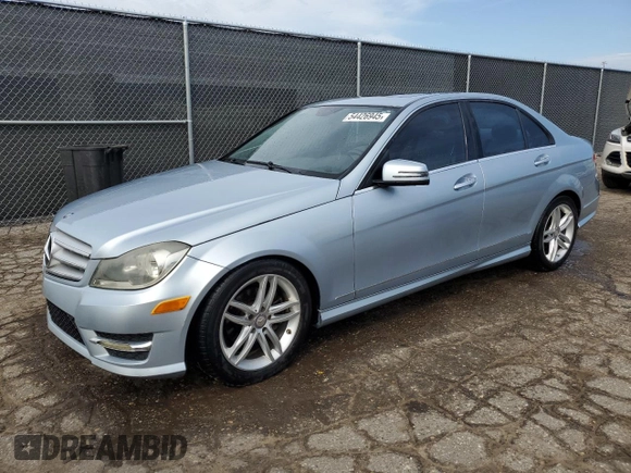 2013 Mercedes-Benz C-Class C 250 Sport with VIN WDDGF4HB4DR255090, listed as a Copart auction lot 54426945 with 154,298 mi miles and Salvage Title. Bid and sale history available at carsss.com. Image 1.