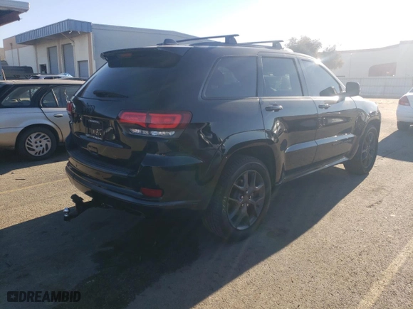 2019 Jeep Grand Cherokee Limited X with VIN 1C4RJFBT0KC576784, listed as a Copart auction lot 82621404 with 84,512 mi miles and Salvage Title. Bid and sale history available at carsss.com. Image 3.