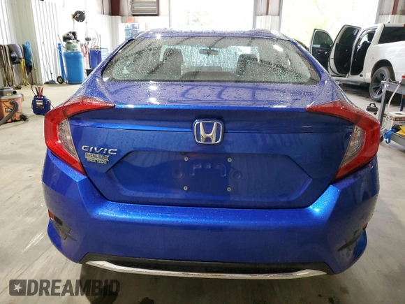 2020 Honda Civic LX with VIN 19XFC2F62LE024577, listed as a Copart auction lot 50799335 with 27,215 mi miles and Salvage Title. Bid and sale history available at DreamBid. Image 6.