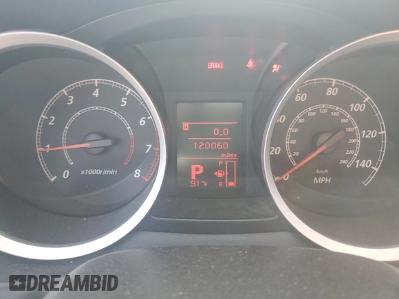 2014 Mitsubishi Lancer SE z VIN JA32V2FW3EU021070, wystawiony jako Copart lot #58239705 z przebiegiem 120 060 mil mil oraz Szkoda całkowita • Salvage title. Historia ofert i sprzedaży dostępna na DreamBid. Obrazek 9.