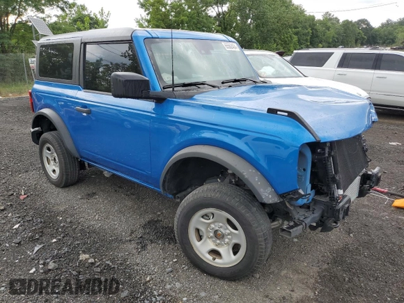 2023 Ford Bronco with VIN 1FMDE5AH5PLB24970, listed as a Copart auction lot 78403864 with 6,449 mi miles and Salvage Title. Bid and sale history available at DreamBid. Image 4.
