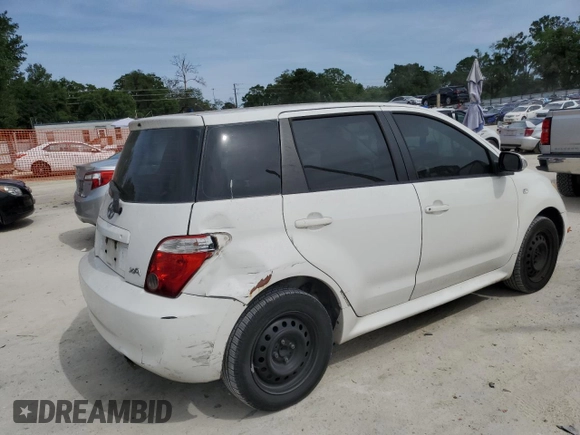 2006 Scion xA with VIN JTKKT624060157760, listed as a Copart auction lot 53782385 with 185,386 mi miles and Salvage Title. Bid and sale history available at carsss.com. Image 3.