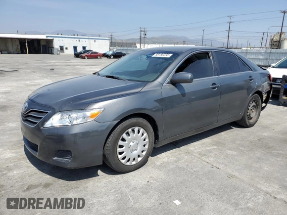 2011 Toyota Camry LE with VIN 4T1BF3EKXBU156055, listed as a Copart auction lot 55156235 with 153,055 mi miles and Salvage Title. Bid and sale history available at DreamBid. Image 1.