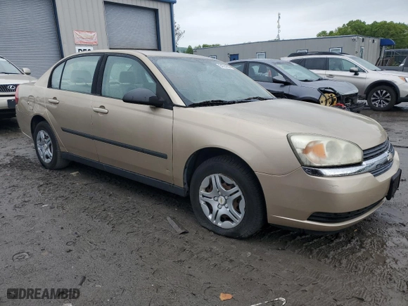 2005 Chevrolet Malibu with VIN 1G1ZS52F85F323760, listed as a Copart auction lot 73581344 with 0 mi miles and Salvage Title. Bid and sale history available at carsss.com. Image 4.