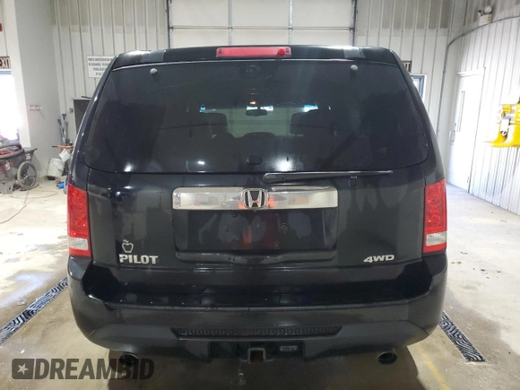 2012 Honda Pilot EX-L with VIN 5FNYF4H78CB017208, listed as a Copart auction lot 52321835 with 196,953 mi miles and Salvage Title. Bid and sale history available at DreamBid. Image 6.