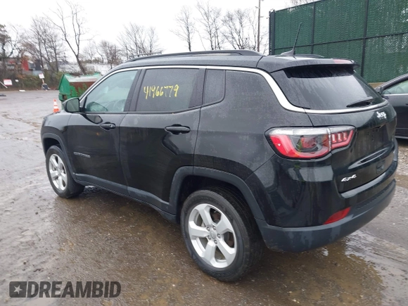 2021 Jeep Compass Altitude with VIN 3C4NJDBB1MT540491, listed as a IAAI auction lot 41966779 with 47,246 mi miles and . Bid and sale history available at DreamBid. Image 3.