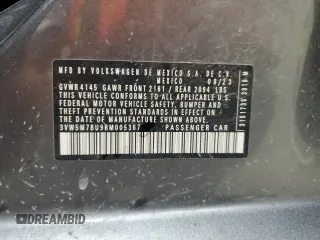 2024 Volkswagen Jetta S z VIN 3VW5M7BU9RM005367, wystawiony jako Copart lot #61485685 z przebiegiem 33 968 mil mil oraz Czysty tytuł • Clean title. Historia ofert i sprzedaży dostępna na DreamBid. Obrazek 12.