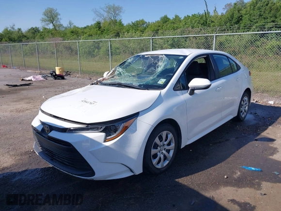 2023 Toyota Corolla LE with VIN 5YFB4MDE8PP069156, listed as a IAAI auction lot 42041707 with 49,568 mi miles and . Bid and sale history available at DreamBid. Image 2.