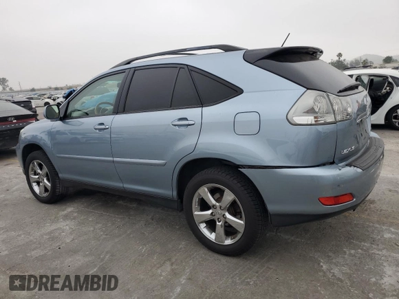 2007 Lexus RX 350 with VIN JTJHK31U872021187, listed as a Copart auction lot 60369145 with 126,093 mi miles and Salvage title. Bid and sale history available at DreamBid. Image 2.