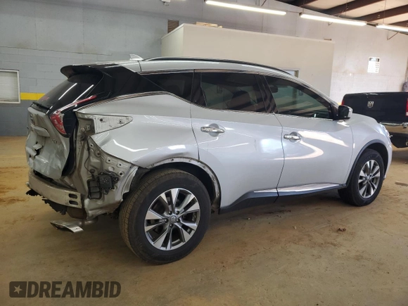 2018 Nissan Murano SV with VIN 5N1AZ2MG9JN121588, listed as a Copart auction lot 48748795 with 132,433 mi miles and Salvage Title. Bid and sale history available at DreamBid. Image 3.