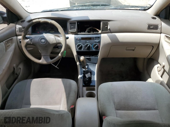 2006 Toyota Corolla CE с VIN 1NXBR32E26Z744124, выставлен на аукционе Copart как лот 60029795 с пробегом Не указан миль и Списание • Salvage title. История ставок и продаж доступна на DreamBid. Изображение 8.