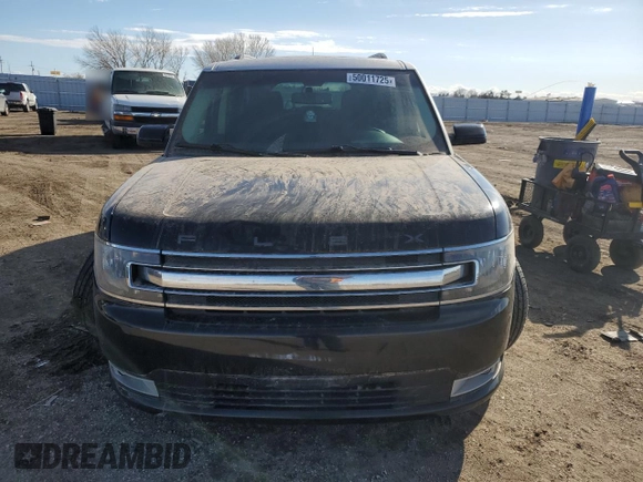2015 Ford Flex SEL with VIN 2FMHK6C85FBA21138, listed as a Copart auction lot 50011725 with 115,897 mi miles and Salvage Title. Bid and sale history available at carsss.com. Image 5.