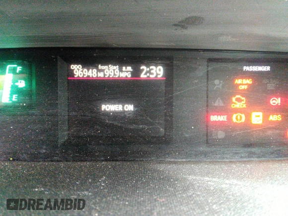 2013 Toyota Prius One z VIN JTDKDTB34D1033086, wystawiony jako IAAI lot #40364357 z przebiegiem 96 948 mil mil oraz . Historia ofert i sprzedaży dostępna na DreamBid. Obrazek 15.