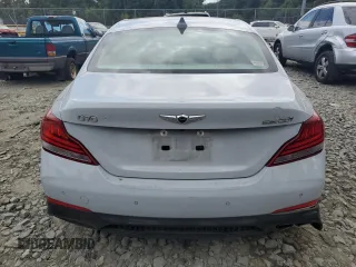 2019 Genesis G70 2.0T Advanced with VIN KMTG44LA5KU017338, listed as a Copart auction lot 68051814 with 58,375 mi miles and Salvage Title. Bid and sale history available at carsss.com. Image 6.