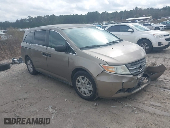 2012 Honda Odyssey LX z VIN 5FNRL5H25CB019912, wystawiony jako IAAI lot #41458224 z przebiegiem 158 980 mil mil oraz . Historia ofert i sprzedaży dostępna na DreamBid. Obrazek 1.