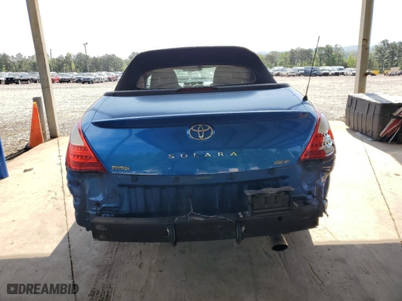 2007 Toyota Camry Solara SE with VIN 4T1FA38P37U125583, listed as a Copart auction lot 53712215 with 131,015 mi miles and Salvage Title. Bid and sale history available at carsss.com. Image 6.