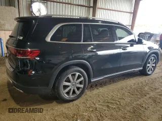 2022 Mercedes-Benz GLS 450 with VIN 4JGFF5KE5NA798720, listed as a Copart auction lot 64066054 with 22,384 mi miles and Salvage Title. Bid and sale history available at DreamBid. Image 3.