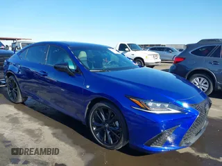 2021 Lexus ES with VIN 58AHZ1B18MU094474, listed as a IAAI auction lot 41158854 with 23,438 mi miles. Bid and sale history available at carsss.com. Image 1.