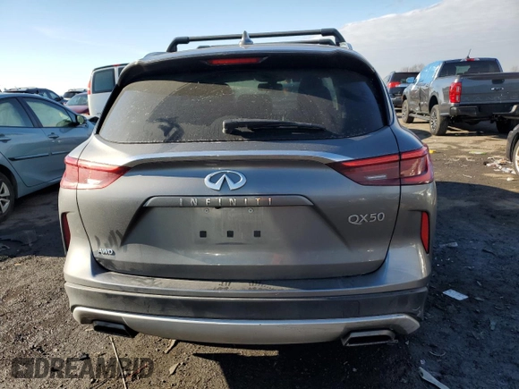 2019 Infiniti QX50 LUXE with VIN 3PCAJ5M33KF130569, listed as a Copart auction lot 73271632 with 77,229 mi miles. Bid and sale history available at carsss.com. Image 6.