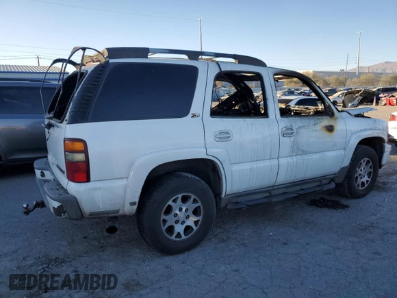 2002 Chevrolet Tahoe Z71 with VIN 1GNEK13Z02R204299, listed as a Copart auction lot 85727214 with 0 mi miles and Non Repairable. Bid and sale history available at carsss.com. Image 3.