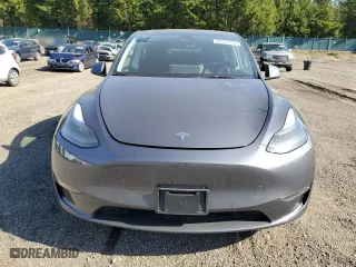 2022 Tesla Model Y Long Range with VIN 7SAYGDEE8NF518847, listed as a Copart auction lot 48431775 with 15,618 mi miles and Salvage Title. Bid and sale history available at carsss.com. Image 5.
