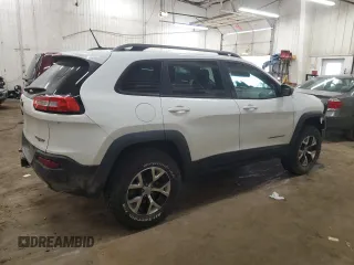 2014 Jeep Cherokee Trailhawk z VIN 1C4PJMBS0EW129300, wystawiony jako Copart lot #50782375 z przebiegiem 115 808 mil mil oraz Szkoda całkowita • Salvage title. Historia ofert i sprzedaży dostępna na DreamBid. Obrazek 3.