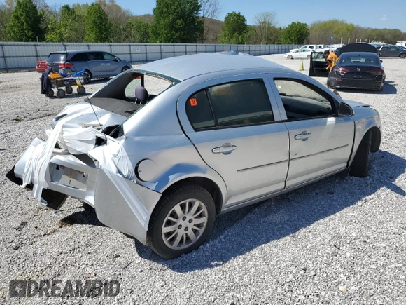 2010 Chevrolet Cobalt 1LT with VIN 1G1AD5F54A7147139, listed as a Copart auction lot 51935485 with Not Provided miles and Salvage Title. Bid and sale history available at DreamBid. Image 3.