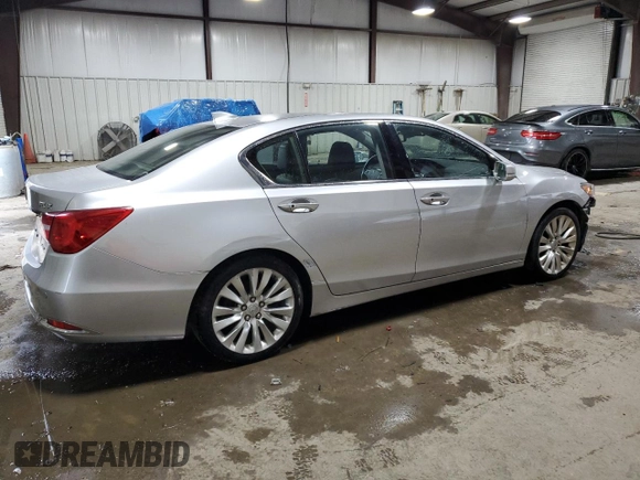 2014 Acura RLX Advance Pkg with VIN JH4KC1F99EC000921, listed as a Copart auction lot 80943004 with 149,250 mi miles and Salvage Title. Bid and sale history available at carsss.com. Image 3.