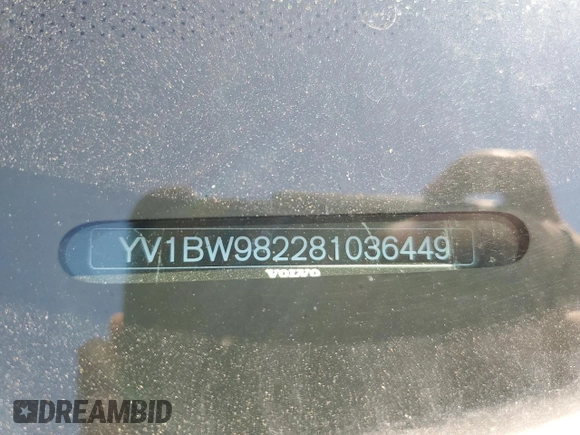 2008 Volvo V70 with VIN YV1BW982281036449, listed as a Copart auction lot 49309305 with 173,111 mi miles and Salvage Title. Bid and sale history available at DreamBid. Image 12.