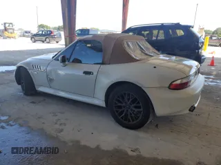 1999 BMW Z3 2.5 z VIN 4USCH9335XLG01572, wystawiony jako Copart lot #46746675 z przebiegiem Nie podano mil oraz Szkoda całkowita • Salvage title. Historia ofert i sprzedaży dostępna na DreamBid. Obrazek 2.